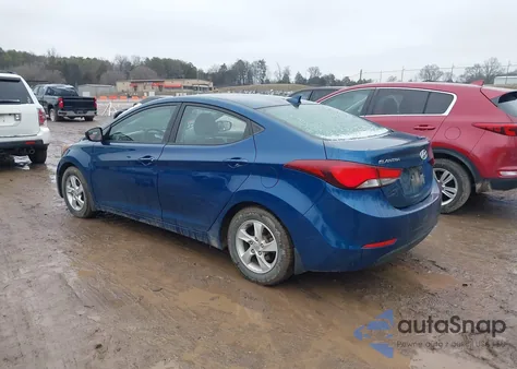 2014 Hyundai Elantra Se z USA, uszkodzony, nr VIN KMHDH4AE0EU144171
